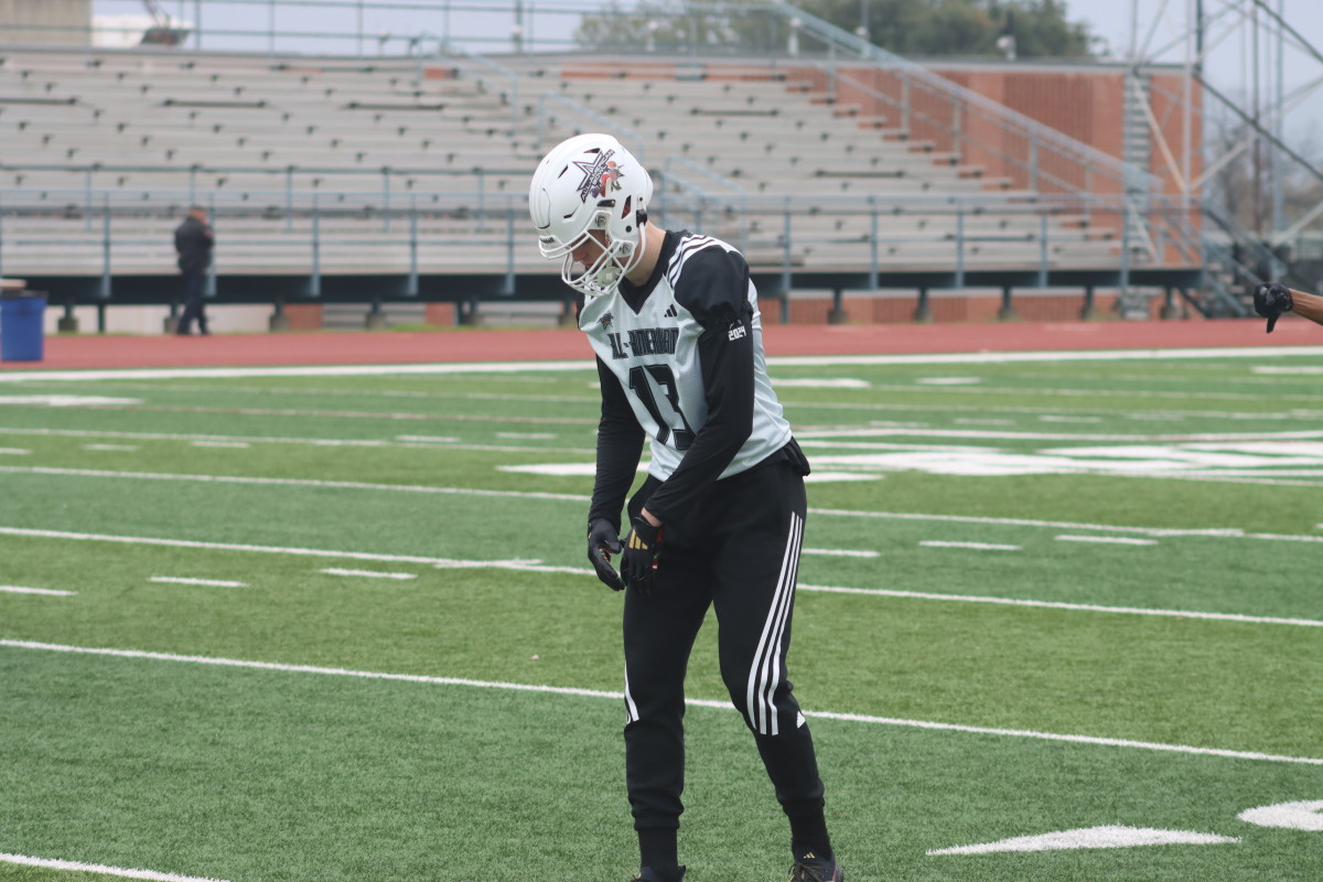 2024 Burley (ID) wide receiver Gatlin Bair is down to a final two of Oregon and Michigan.